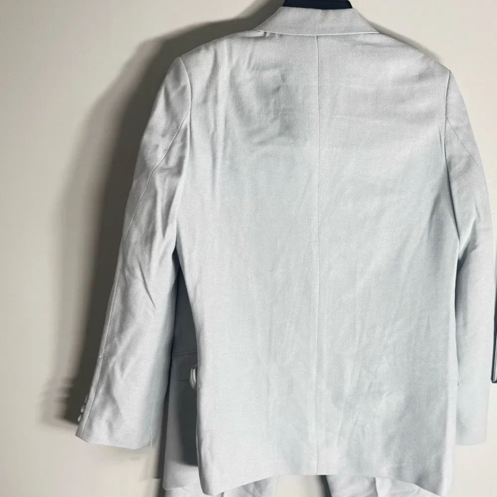 Nautica Big Boys Pindot 2 Piece Suit Set Light Grey, boy suit top and bottom 18